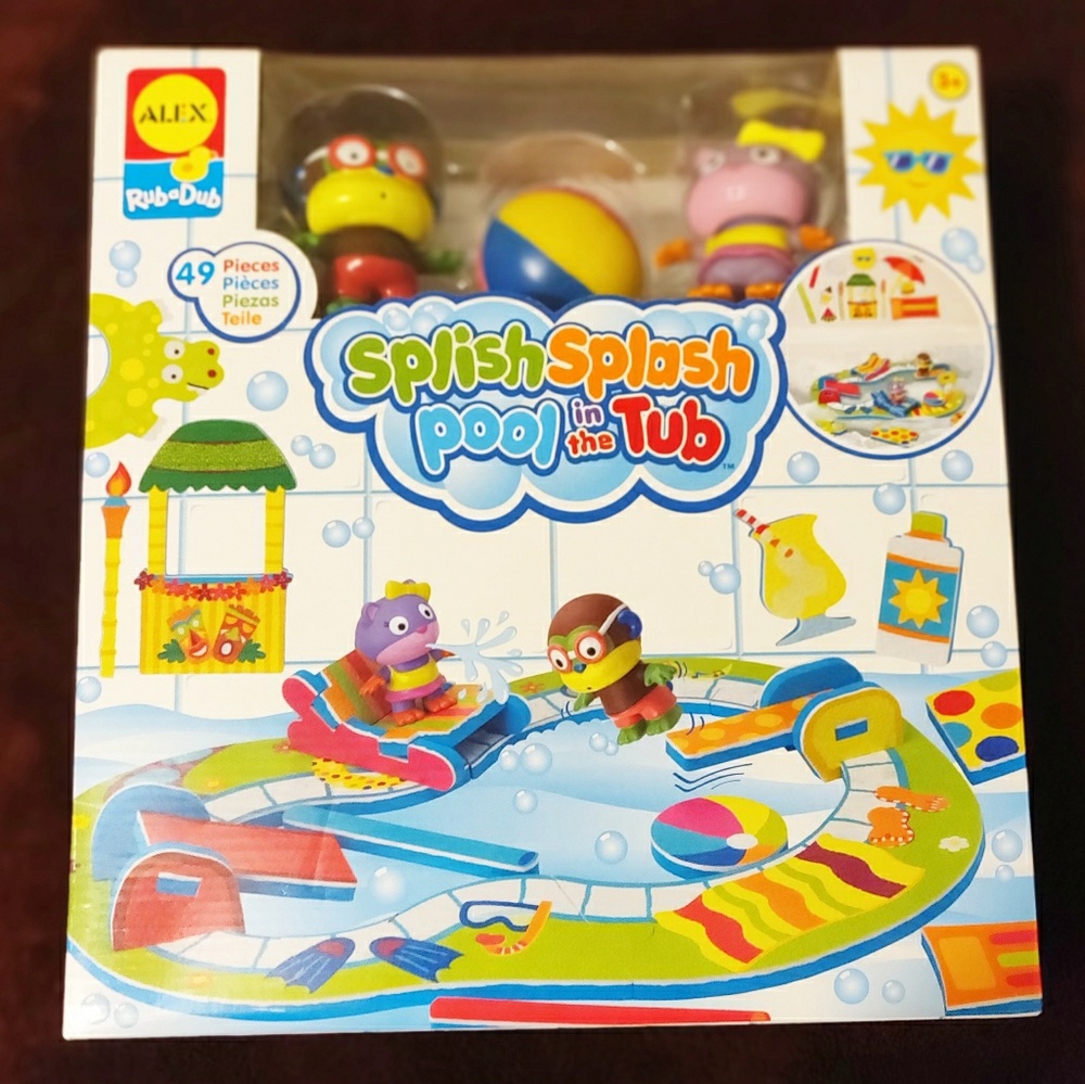 🐢 Alex RubaDub 49pc Splish Splash Pool in the Tub